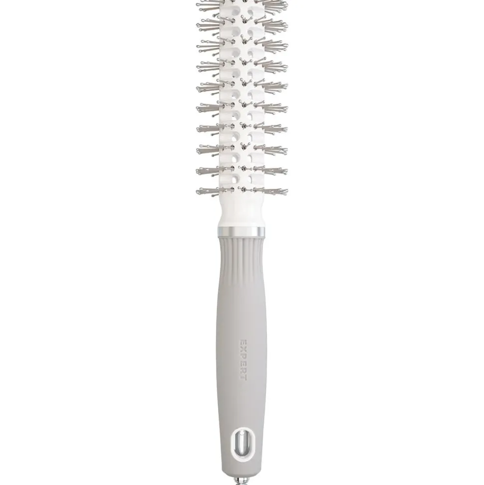 Olivia Garden VENT Double Bristles White & Grey 20 mm