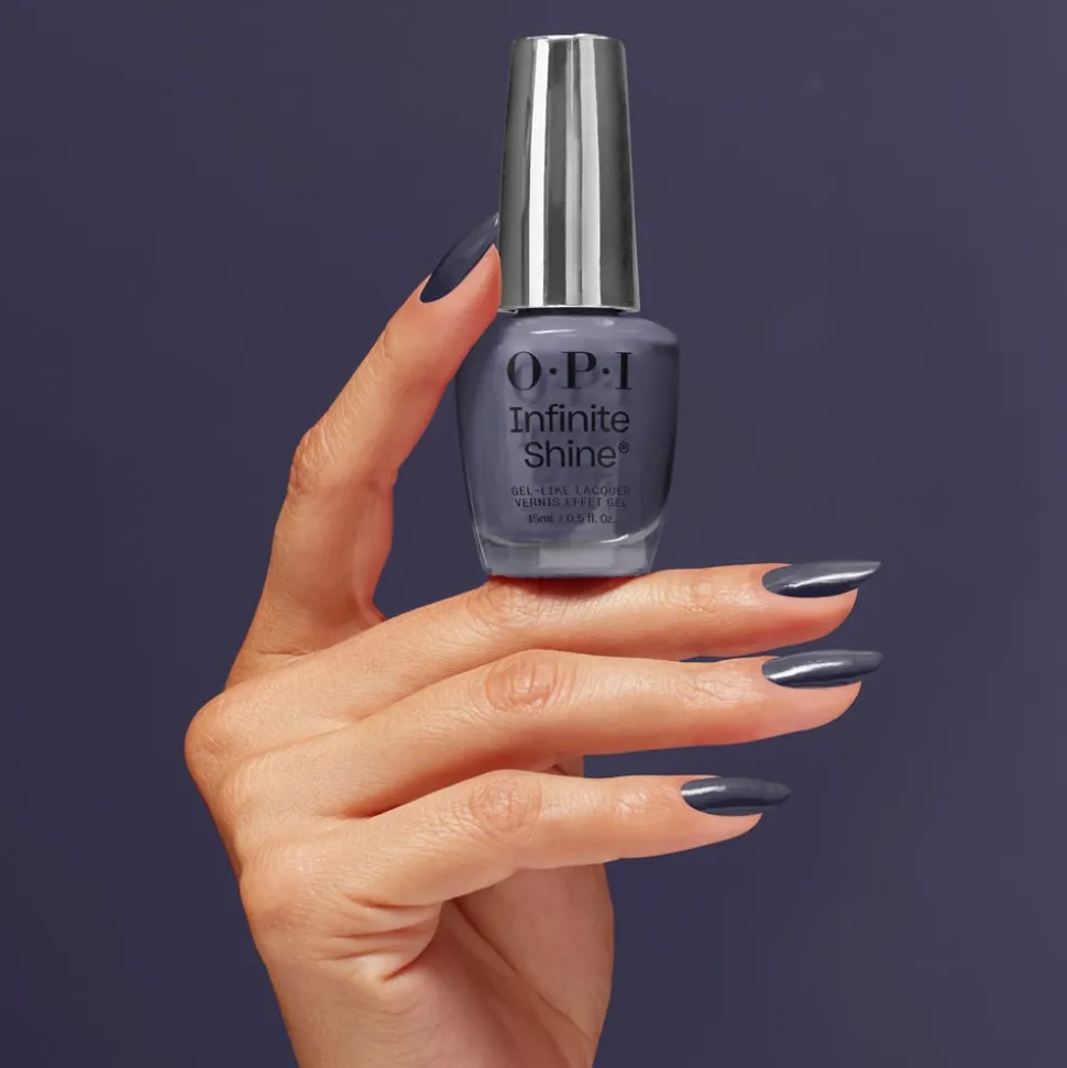 OPI Infinite Shine Nagellack Less is Norse in Dunkelblau 15 ml