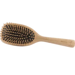 PARSA Beauty Profi FSC Holz Haarbürste Groß Oval mit Holzstiften