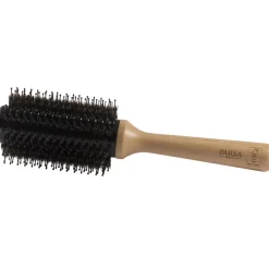 PARSA Beauty Profi FSC Holz Haarbürste Rundfön mit Mischborsten 33 cm
