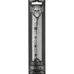 Pegasus Skulleto 201 silber Haarschneidekamm 17,5