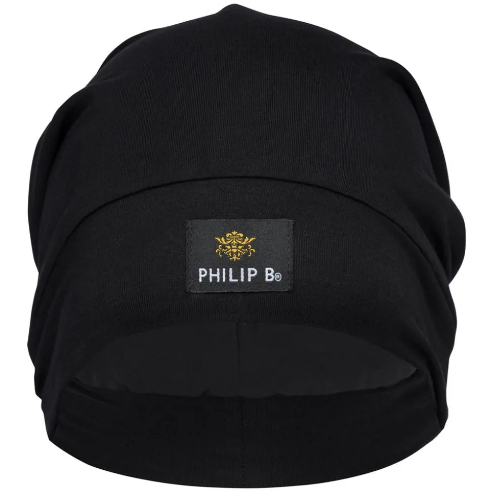 Philip B. Silky Smooth Beanie Black