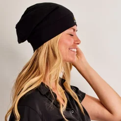 Philip B. Silky Smooth Beanie Black