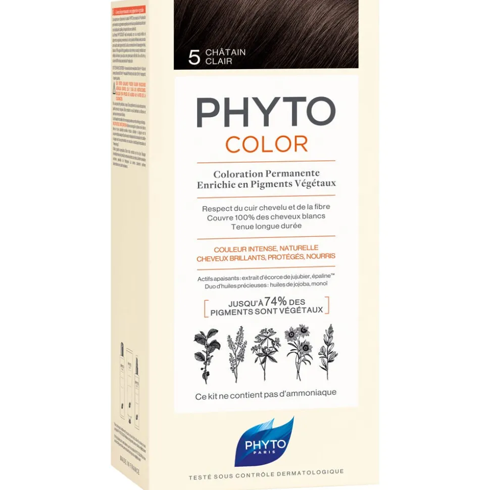 Phyto Phytocolor 5 Helles Braun Pflanzliche Haarcoloration
