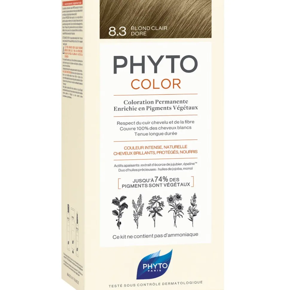 Phyto Phytocolor 8.3 Helles Goldblond Pflanzliche Haarcoloration