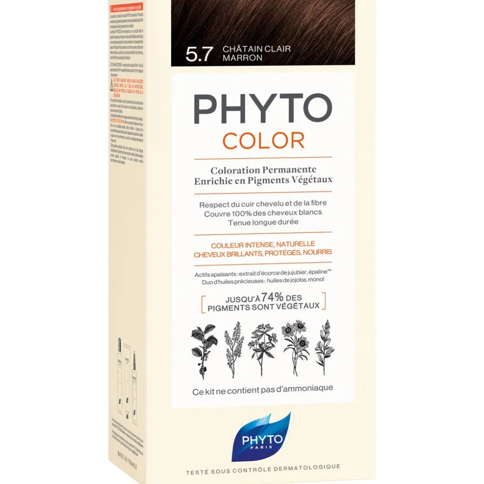 Phyto Phytocolor 5.7 Helles Kastanienbraun Pflanzliche Coloration