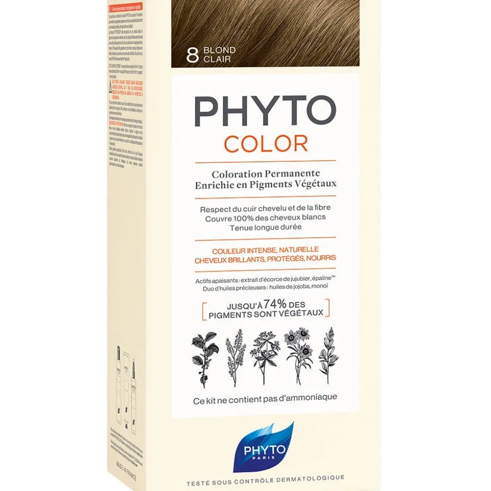 Phyto Phytocolor 8 Helles Blond Pflanzliche Haarcoloration