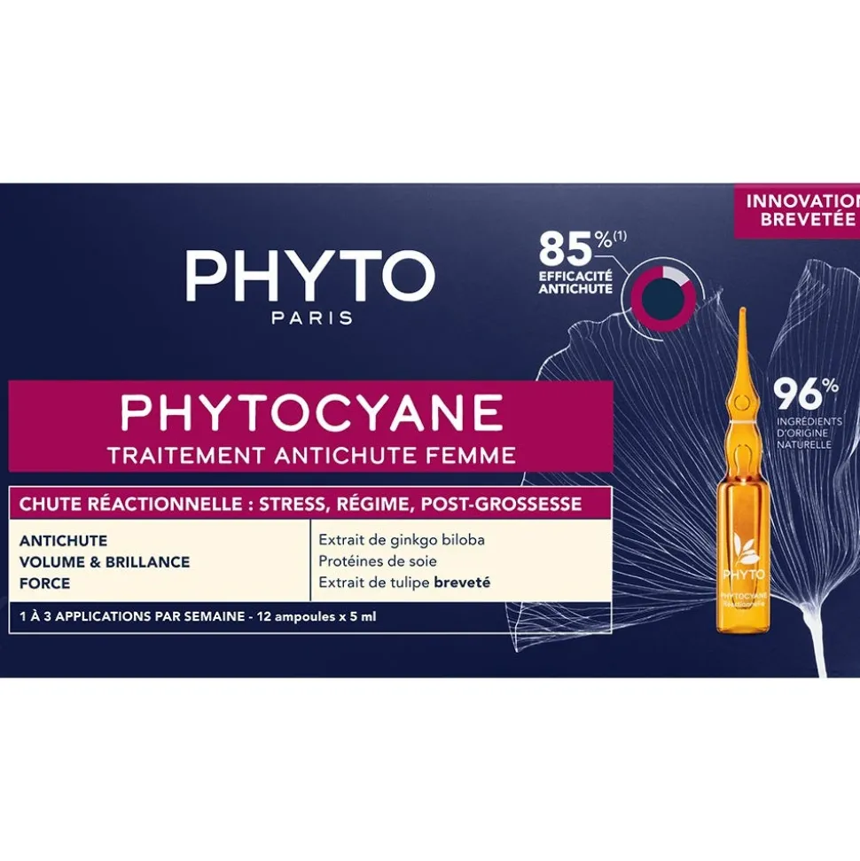 Phyto Phytocyane Ampullen-Kur Reaktiver Haarausfall Frau
