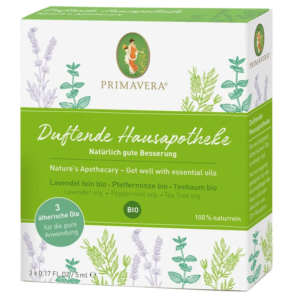 PRIMAVERA Set Duftende Hausapotheke 3x5 ml