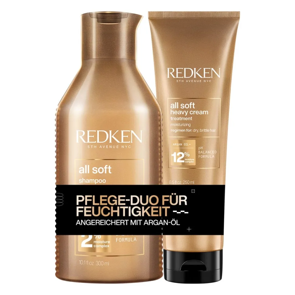 Redken All Soft Bundle Shampoo & Heavy Cream Haarmaske