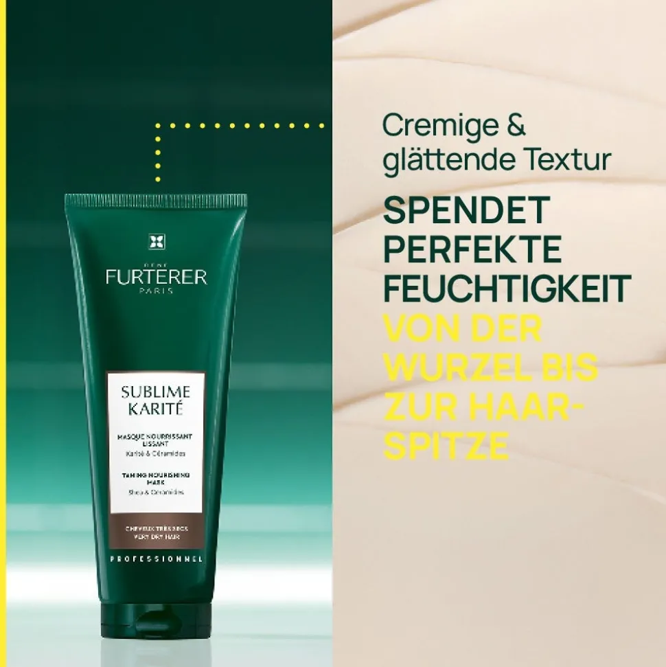René Furterer Sublime Karité Nährende glättende Haarmaske 250 ml