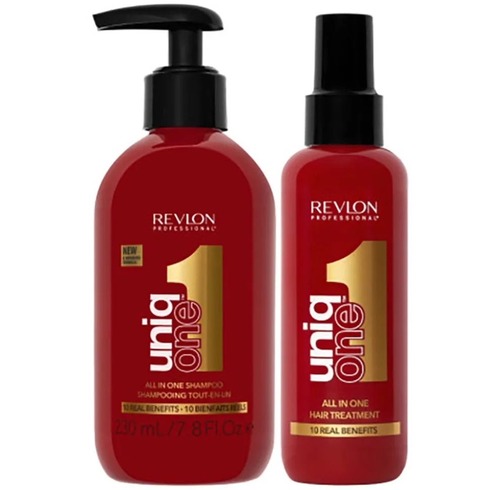 Revlon Uniq One Set Hair Treatment Classic + Shampoo
