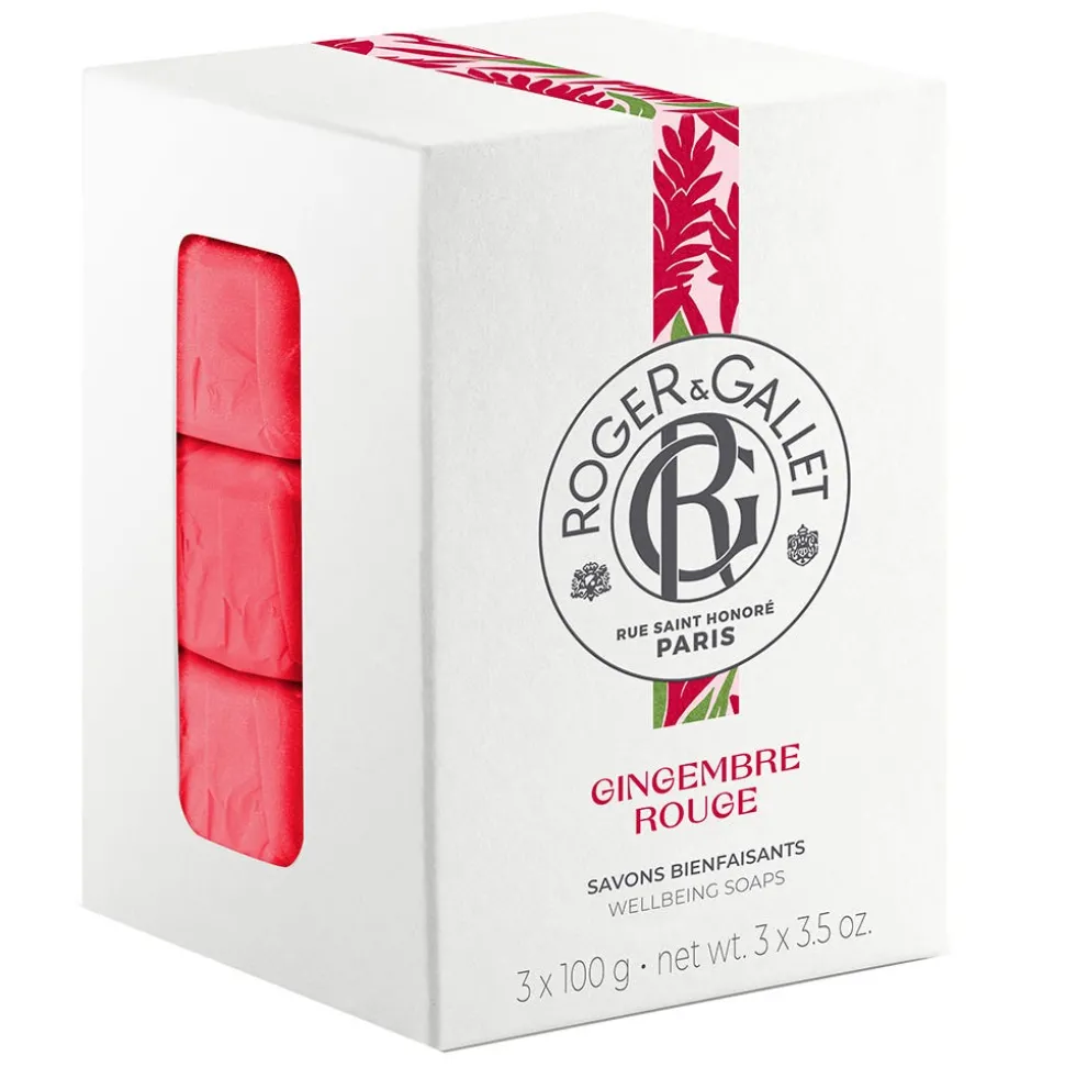 Roger & Gallet Gingembre Rouge Wohlfühl Seifencoffret