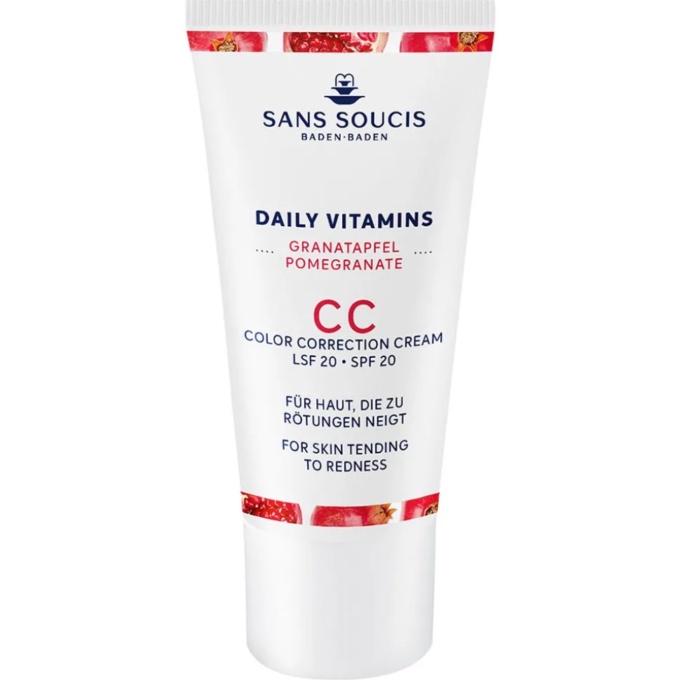 Sans Soucis Daily Vitamins CC Color Correction Cream LSF 20 Anti-Rötungen 30 ml