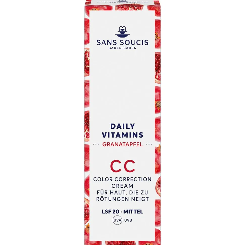 Sans Soucis Daily Vitamins CC Color Correction Cream LSF 20 Anti-Rötungen 30 ml