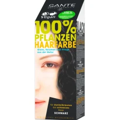 SANTE Pflanzenhaarfarbe - schwarz 100 g