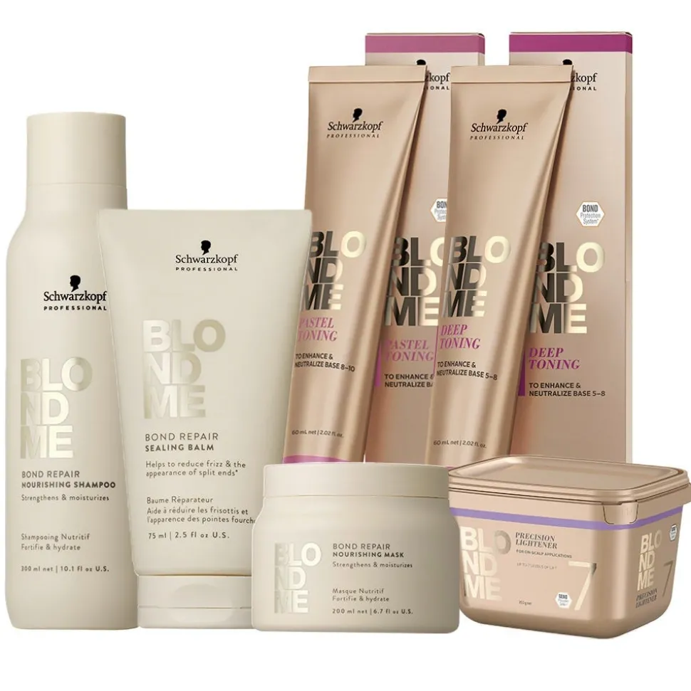 Schwarzkopf Blondme Colour Warm Blonde Bundle