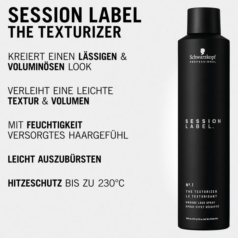 Schwarzkopf Session Label The Texturizer Undone Look Spray 300 ml