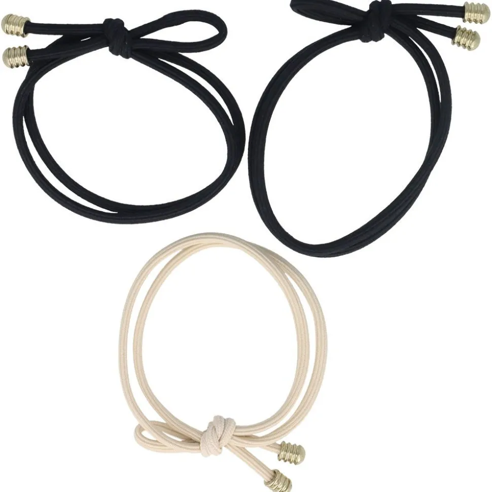 Solida Haargummi mit Schleife mehrfarbig 3 Stück