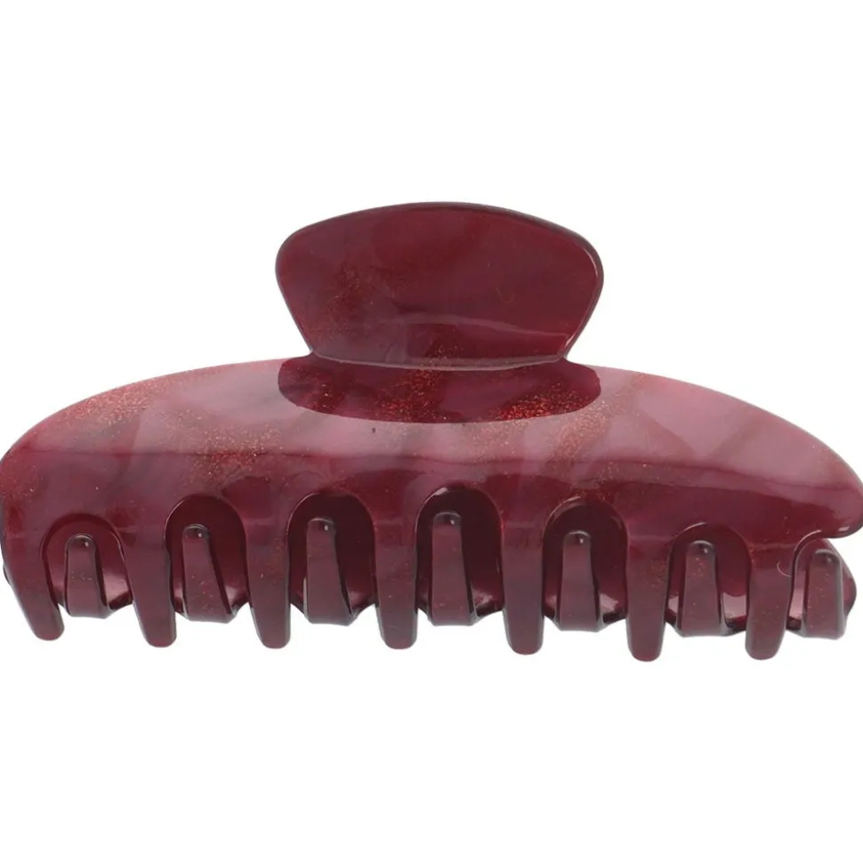 Solida Haarklammer Acryl rot