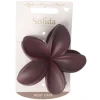 Solida Haarklammer Bali Blume bordeaux