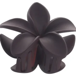 Solida Haarklammer Bali Blume bordeaux