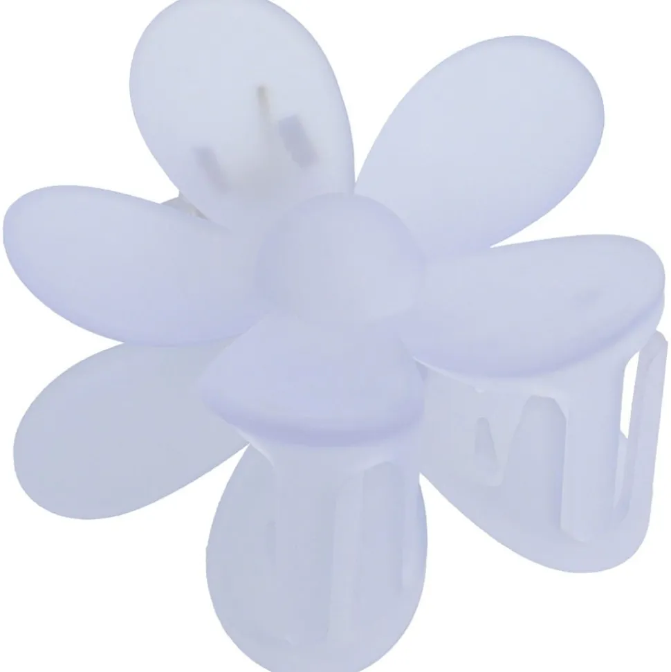 Solida Haarklammer Blumenform blau 1 Stück