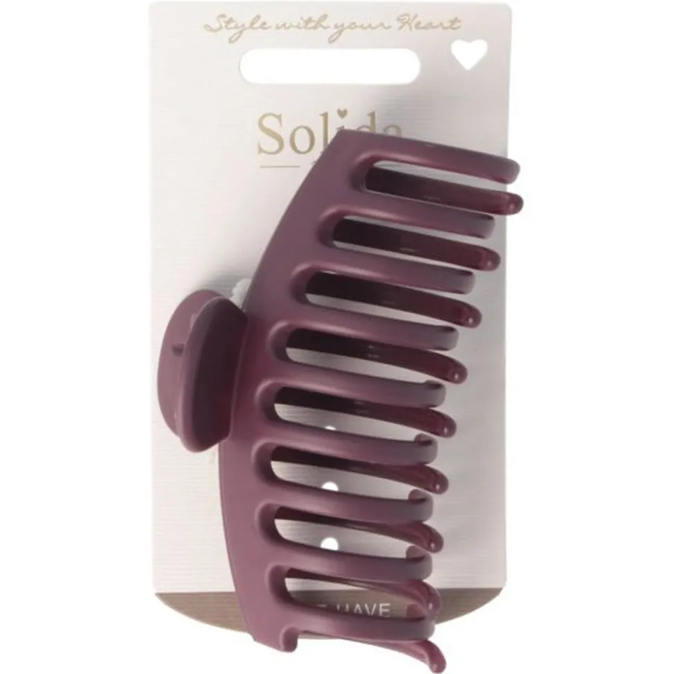 Solida Haarklammer bordeaux