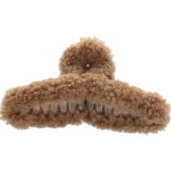 Solida Haarklammer Loop Form Teddy braun