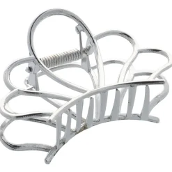 Solida Haarklammer Metall Silber