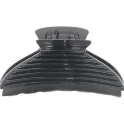 Solida Haarklammer schwarz medio shiny