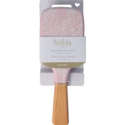 Solida Mini Paddle Brush Rosa Spitze Print