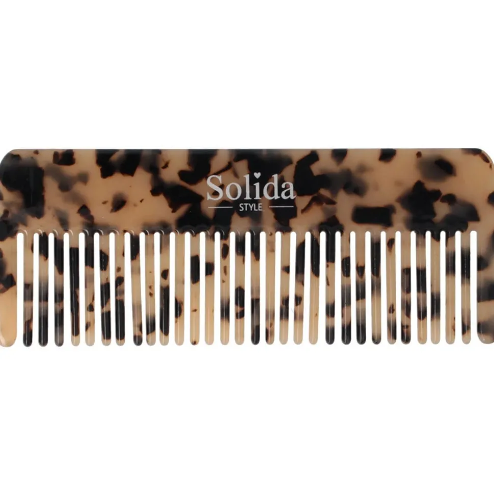 Solida Stylingkamm Acetat Horn Optik Braun