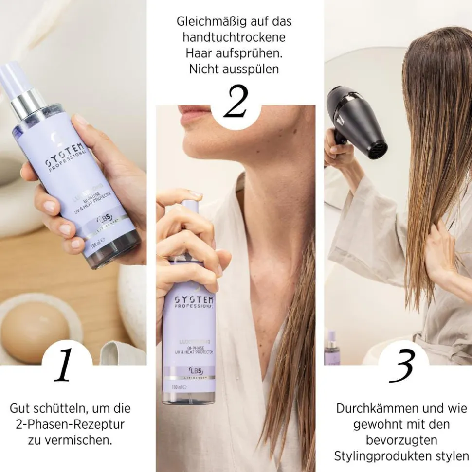 System Professional LB5 LuxeBlond UV-&Hitzeschutz Leave-in Spray 180 ml