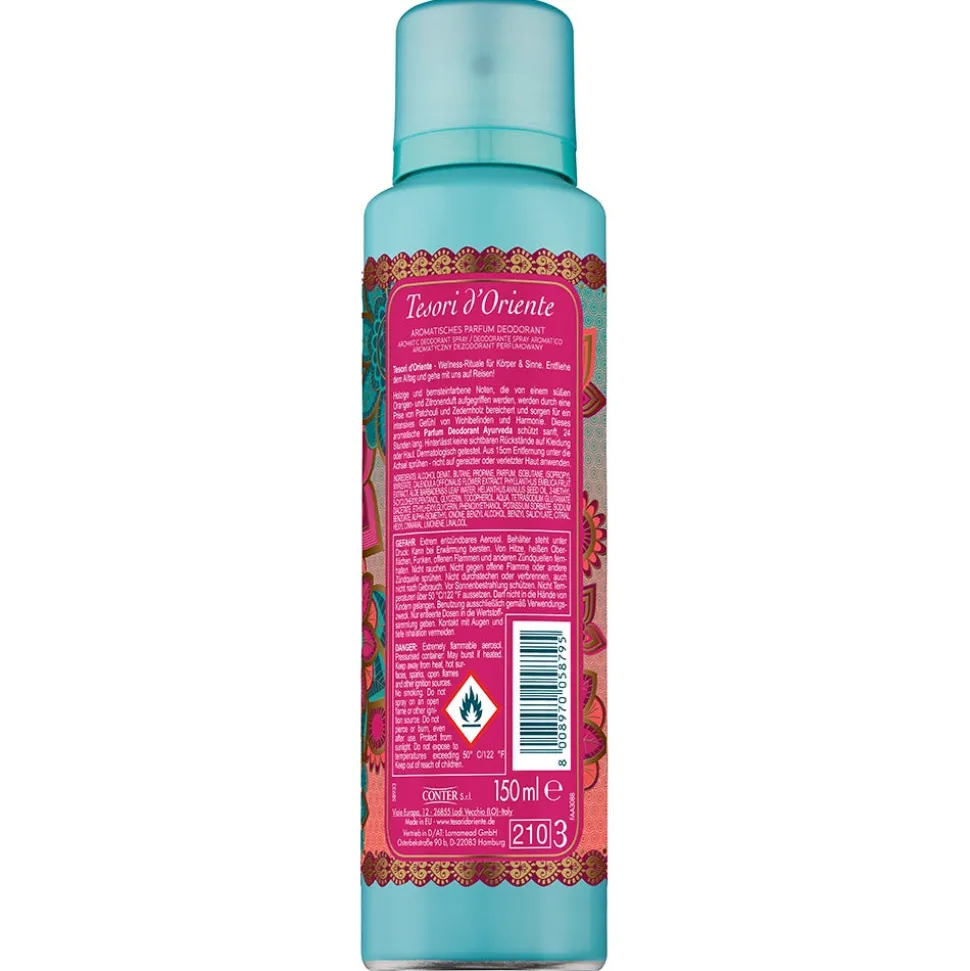 Tesori d´ Oriente Parfum Deodorant Ayurveda 150 ml