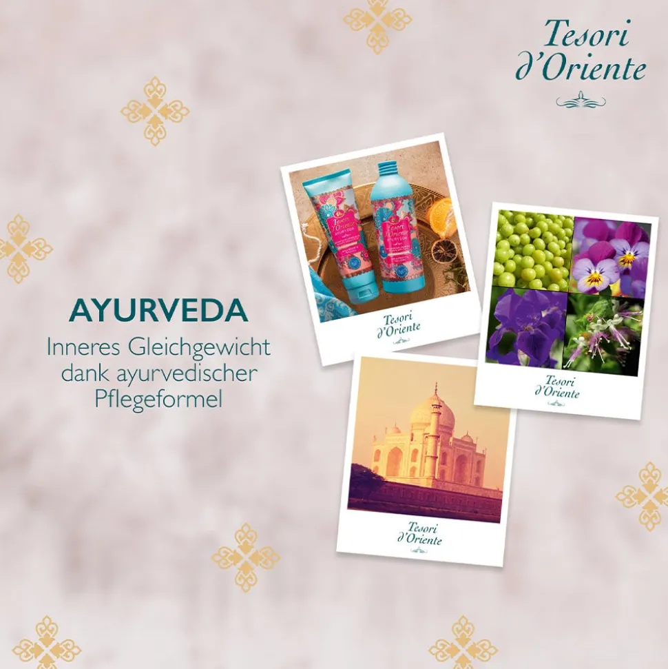 Tesori d'Oriente Geschenkset Ayurveda 2x250 ml