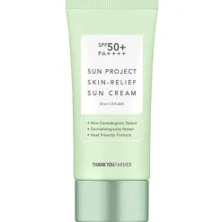 Thank You Farmer Sun Project Skin Relief Sun Cream SPF 50+ 50 ml