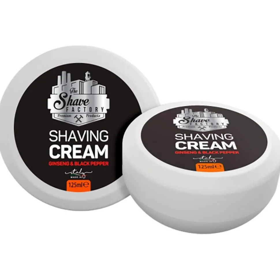 The Shave Factory Cream Ginsen & Black Pepper 125 ml