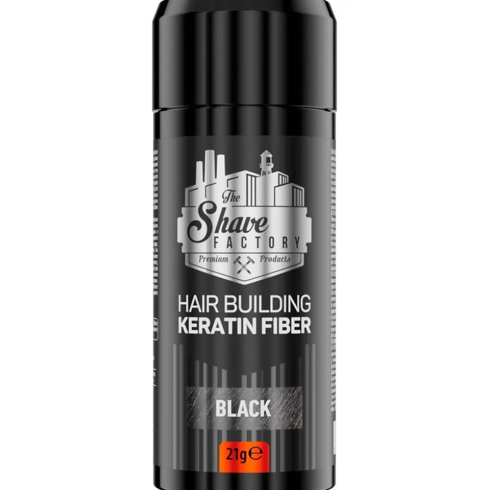 The Shave Factory Hair Building Fiber Black 21 g