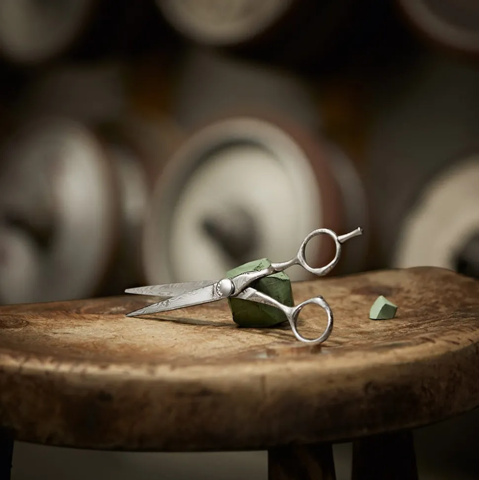 Tondeo Haarschneideschere MYTHOS DAMAST Offset 6.0 CONBLADE