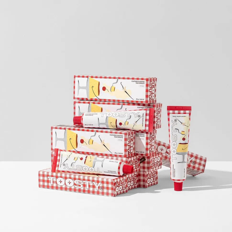 TOOSTY Custard Pudding Toothpaste 80 g