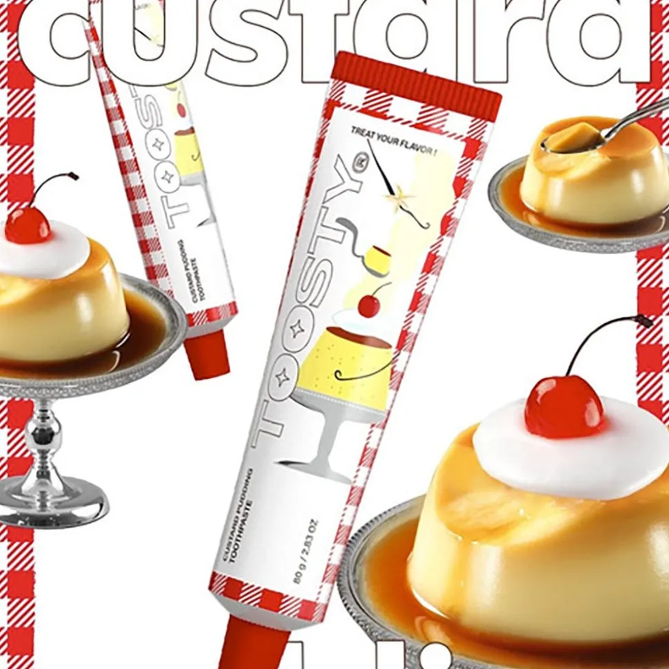 TOOSTY Custard Pudding Toothpaste 80 g