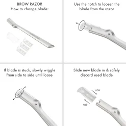 Tweezerman Brow Razor Augenbrauenrasierer