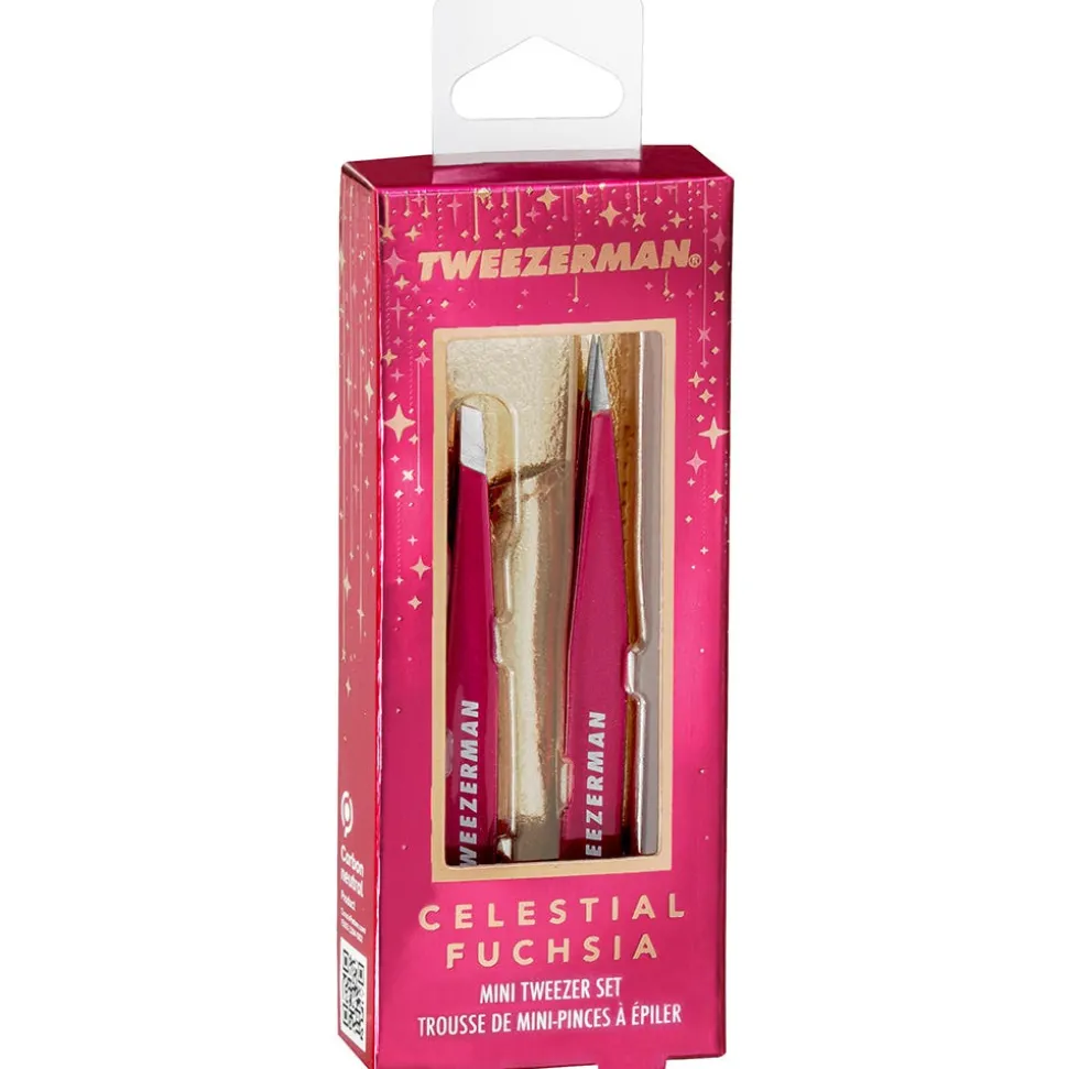 Tweezerman Celestial Fuchsia Mini Slant Tweezer