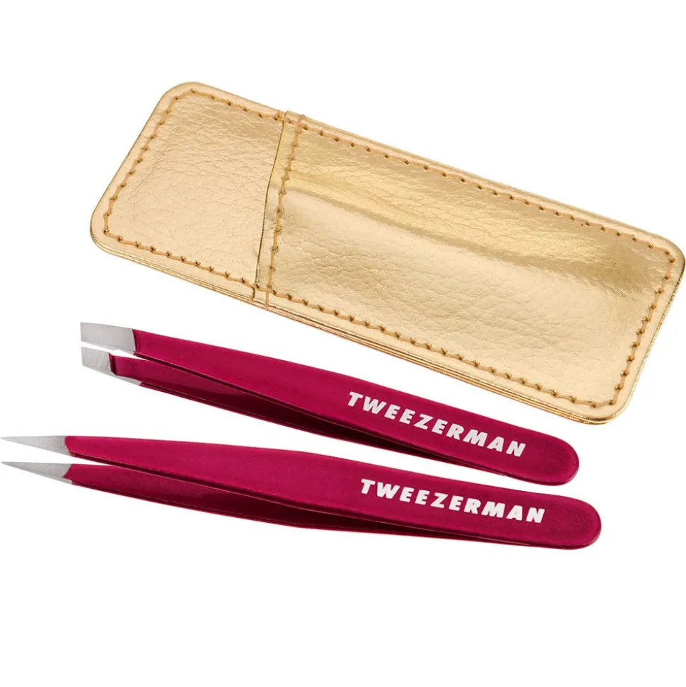 Tweezerman Celestial Fuchsia Mini Slant Tweezer