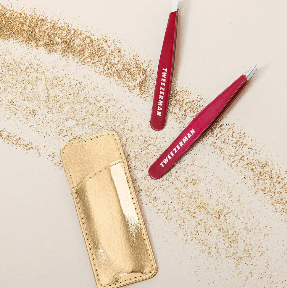 Tweezerman Celestial Fuchsia Mini Slant Tweezer