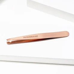 Tweezerman Schräge Pinzette Rose Gold