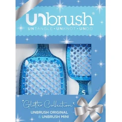 UNbrush Glitter Duo Set Sapphire Blue