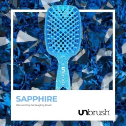 UNbrush Glitter Duo Set Sapphire Blue