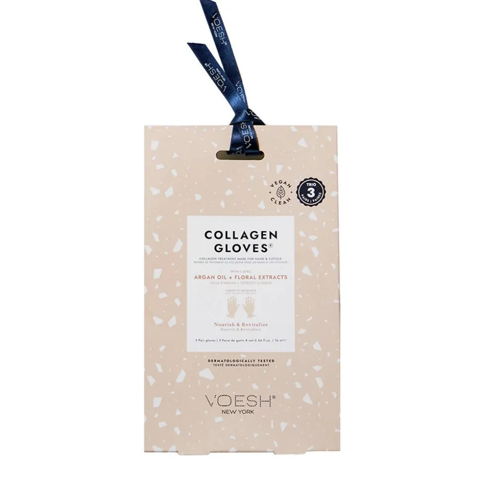 VOESH Collagen Gloves Trio - Argan Oil & Floral Ext